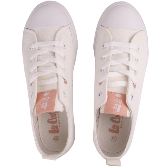 Buty damskie Lee Cooper biało-różowe LCW-22-31-0911LA