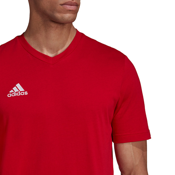 Koszulka męska adidas Entrada 22 Tee czerwona HC0451