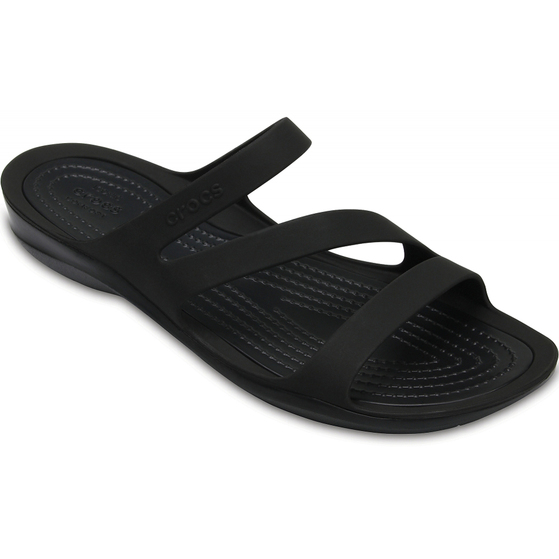 Klapki damskie Crocs Swiftwater Sandal W czarne 203998 060