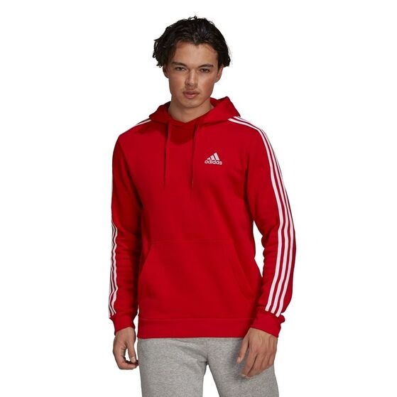 Bluza męska adidas Essentials Fleece czerwona GU2523