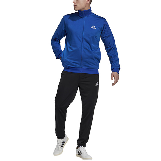 Dres męski adidas Primegreen Essentials Small Logo niebiesko-czarny HE1882