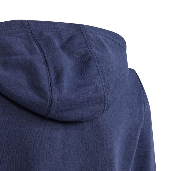 Bluza dla dzieci adidas Essentials 3-Stripes Full-Zip Hoodie granatowa IB1667