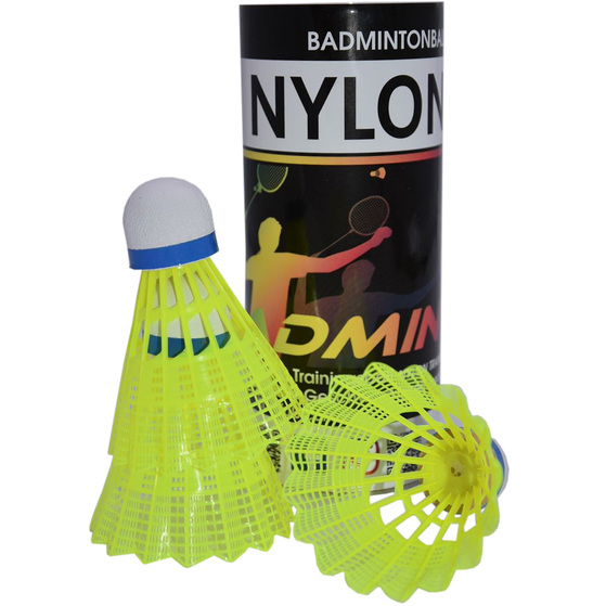 Lotki do badmintona Sunflex Nylon 3XW 3 szt żółte 53559