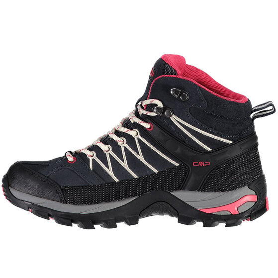 Buty trekkingowe damskie CMP Rigel Mid WP szaro-czarno-różowe 3Q1294676UC