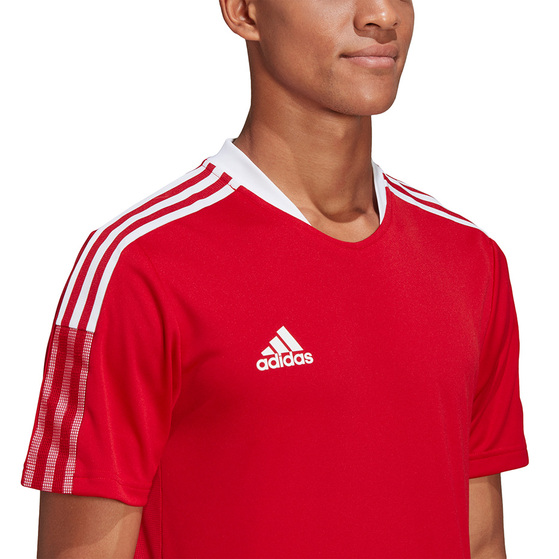 Koszulka męska adidas Tiro 21 Training Jersey czerwona GM7588