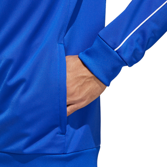 Bluza męska adidas Core 18 Polyester Jacket niebieska CV3564