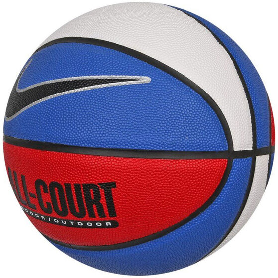 Piłka koszykowa Nike Everyday All Court 8P Deflated niebiesko-biało-czerwona N100436947007