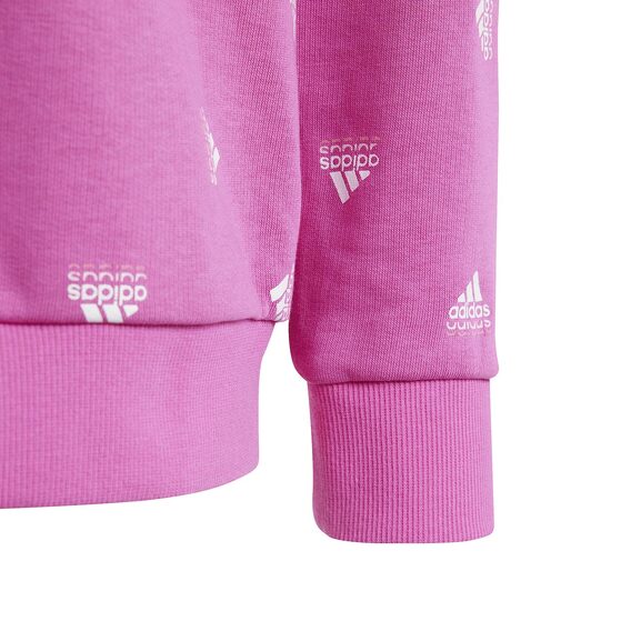 Bluza dla dzieci adidas Bluv Swt różowa IC5573