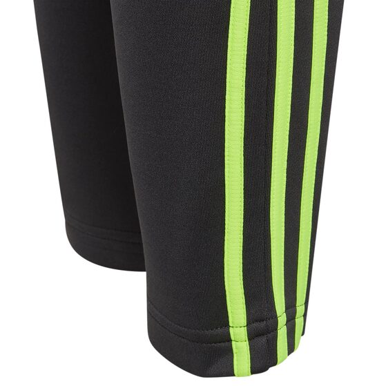 Spodnie dla dzieci adidas Train Essentials Aeroready czarno-zielone HZ0087