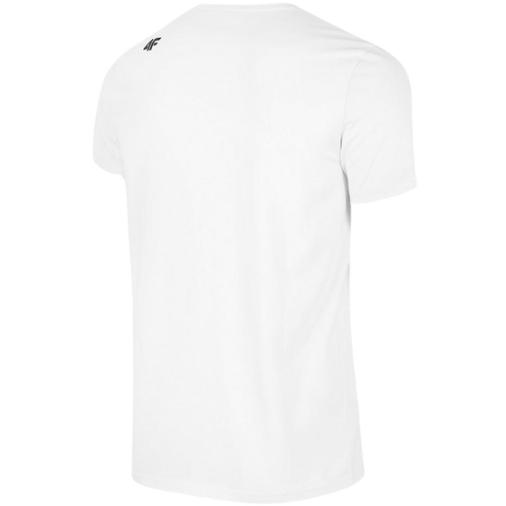 Koszulka męska 4F biała H4Z22 TSM354 10S