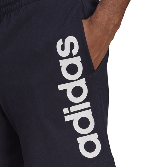 Spodenki męskie adidas AeroReady Essentials Linear Logo Shorts granatowe GK9605