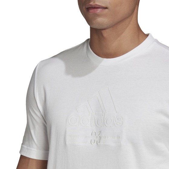 Koszulka męska adidas M BB T biała GD3844
