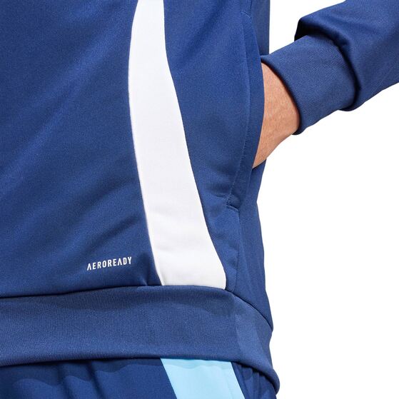 Bluza męska adidas Tiro 24 Training Hoodie niebieska IR9398
