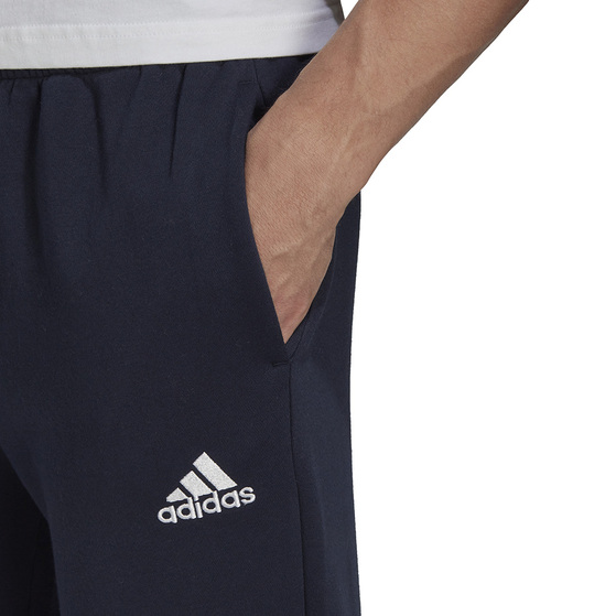 Spodnie męskie adidas Essentials Fleece Regular Tapered granatowe HL2231