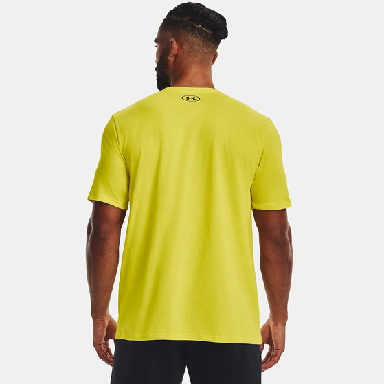 Koszulka męska Under Armour Team Issue Wordmark SS żółta 1329582 799