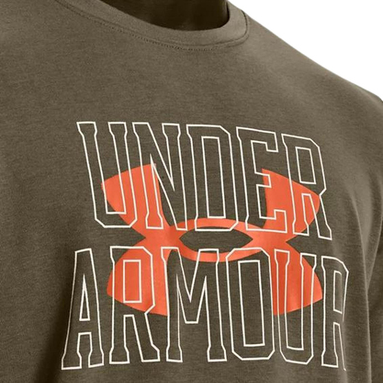 Bluza męska Under Armour UA Rival Terry Logo Crew zielona 1370391 361