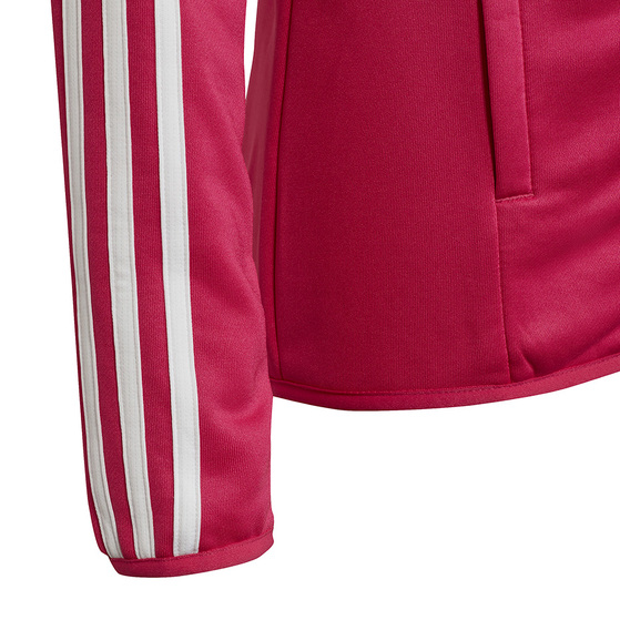 Bluza dla dzieci adidas Designed 2 Move 3-Stripes Hoodie Full Zip różowa HM4485
