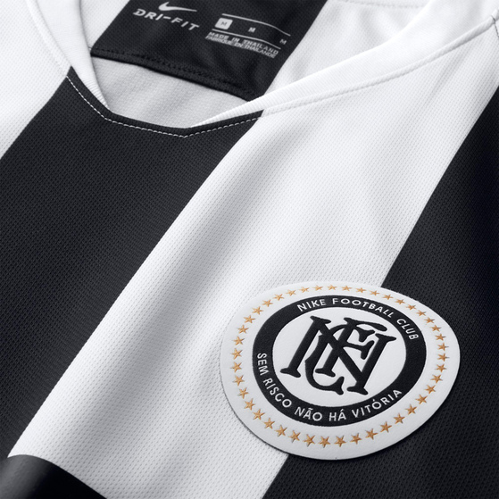 Koszulka męska Nike FC Home JSY SS czarno-biała AH9510 100