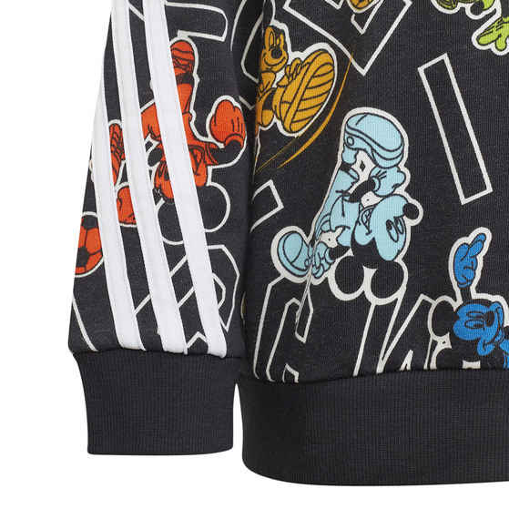 Bluza dla dzieci adidas Disney Mickey Mouse czarno-kolorowa HK4695