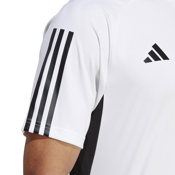 Koszulka męska adidas Tiro 23 Competition Jersey biało-czarna  IC4565