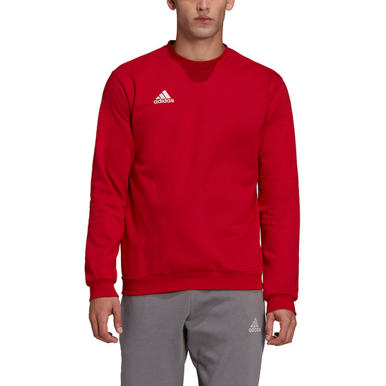 Bluza męska adidas Entrada 22 Sweatshirt czerwona HB0577