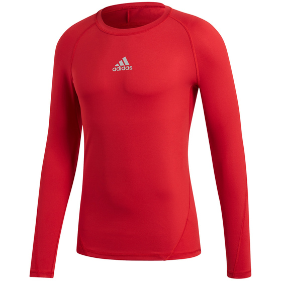 Koszulka męska adidas Alphaskin Sport LS Tee czerwona CW9490