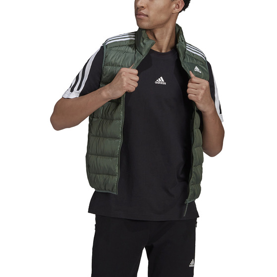 Kamizelka męska adidas Essentials Down Vest zielona HK4650