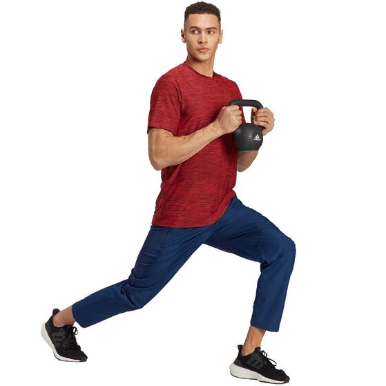 Koszulka męska adidas Train Essentials Stretch Training Tee czerwona IC7417