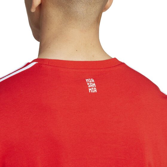 Koszulka męska adidas FC Bayern Tee czerwona HY3280