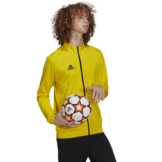 Bluza męska adidas Entrada 22 Track Jacket żółta HI2134