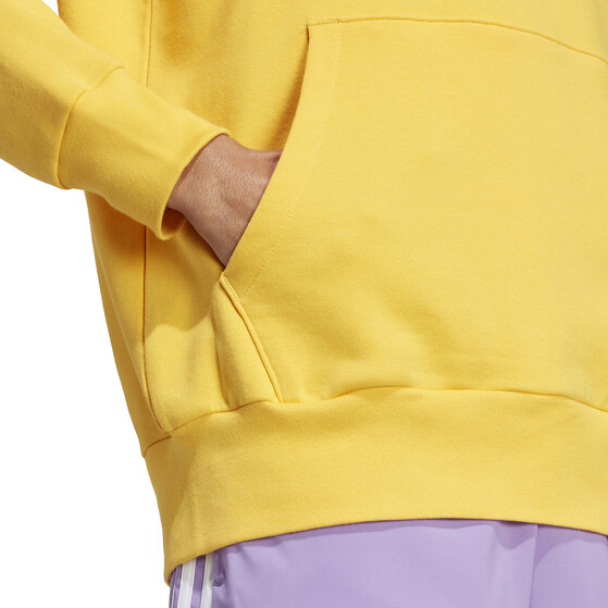 Bluza męska adidas Essentials French Terry Big Logo Hoodie żółta IC9834