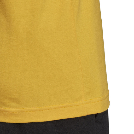 Koszulka męska adidas Essentials 3 Stripes żółta EI9839