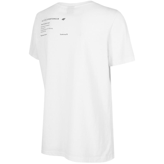 Koszulka damska 4F biała H4Z22 TSD025 10S