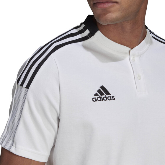 Koszulka męska adidas Tiro 21 Polo biała GM7363