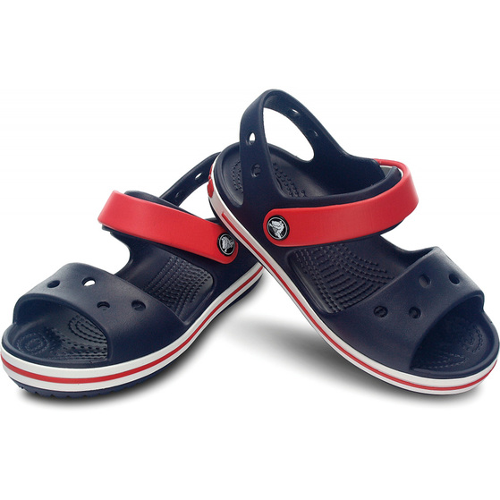 Sandały dla dzieci Crocs Crocband Sandal Kids granatowo czerwone 12856 485