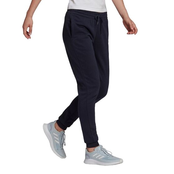 Spodnie damskie adidas Essentials French Terry Logo Pants granatowe H07857