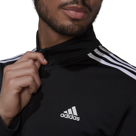 Bluza męska adidas Primegreen Essentials Warm-Up 3-Stripes czarna H46099