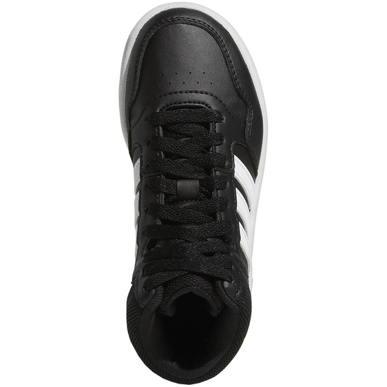 Buty dla dzieci adidas Hoops Mid czarne GW0402