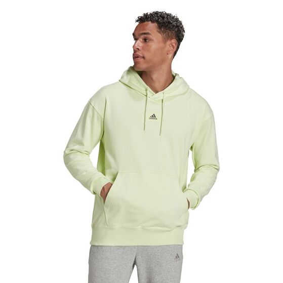 Bluza męska adidas Essentials FeelVivid Cotton Hoodie zielona HE4359