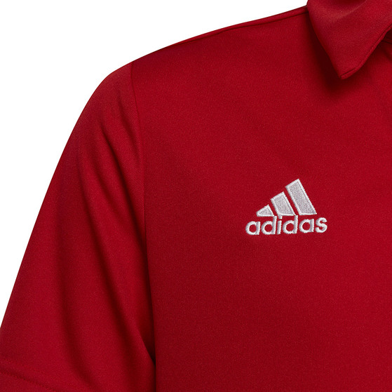 Koszulka dla dzieci adidas Entrada 22 Polo czerwona H57495