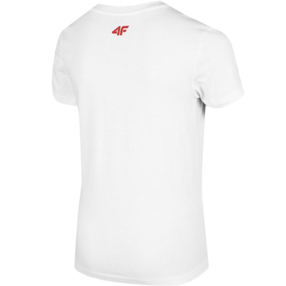 Koszulka dla chłopca 4F biała HJZ22 JTSM007 10S