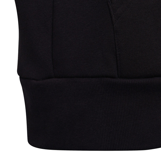 Bluza dla dzieci adidas U CB FL Hoodie czarno-szara HC5658