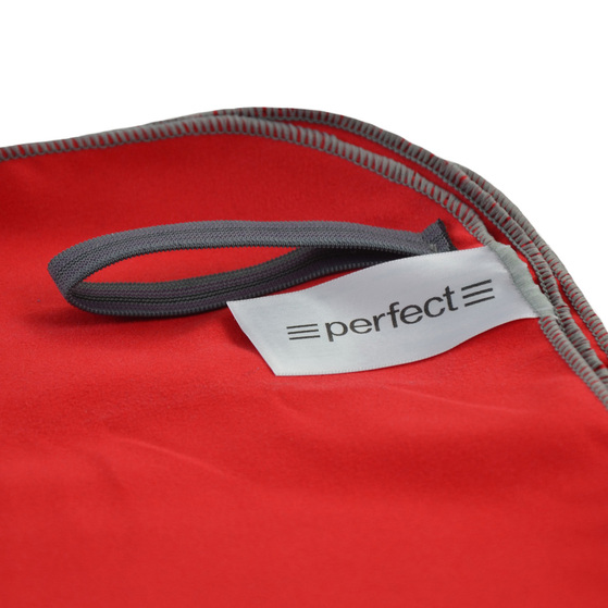Ręcznik szybkoschnący Perfect microfibra czerwony 72x90cm