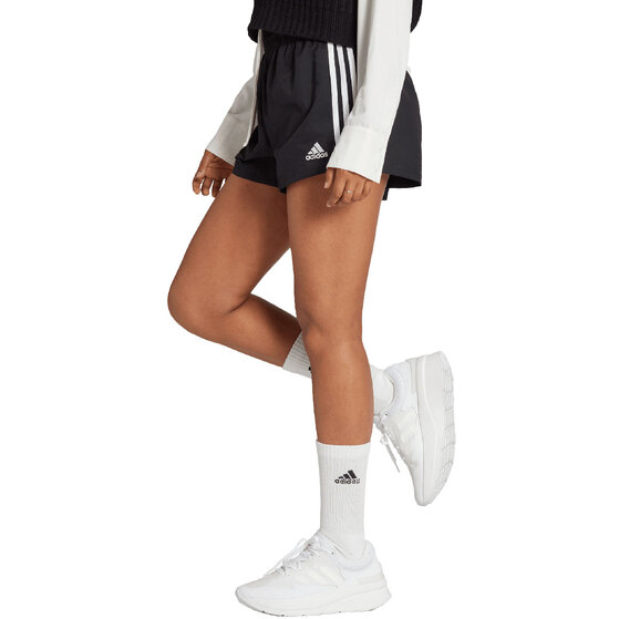 Spodenki damskie adidas Essentials 3-Stripes Woven czarne HT3397