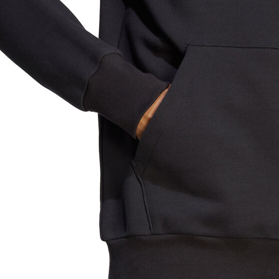 Bluza męska adidas Essentials French Terry Big Logo Hoodie czarna IC9363