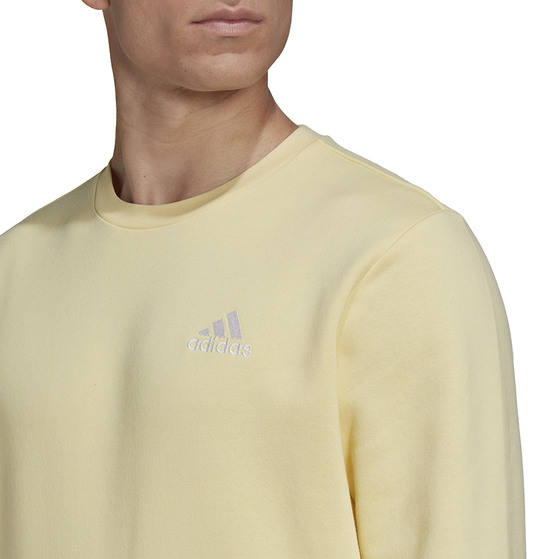 Bluza męska adidas Essentials Fleece żółta HL2285