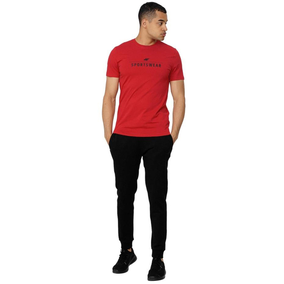 Koszulka męska 4F czerwona H4Z22 TSM354 62S