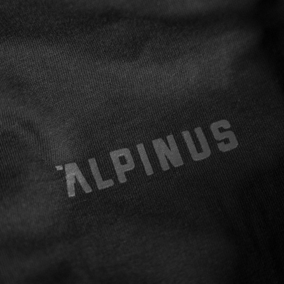 Koszulka męska Alpinus długi rękaw Breheimen czarna SI18001