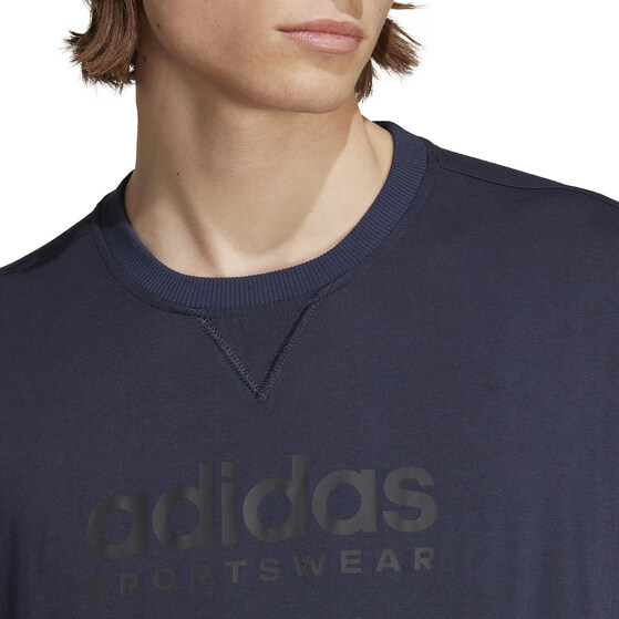 Koszulka męska adidas All SZN Graphic Tee granatowa IC9812