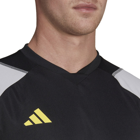 Koszulka męska adidas Tiro 23 Competition Jersey czarno-szara HU1295
